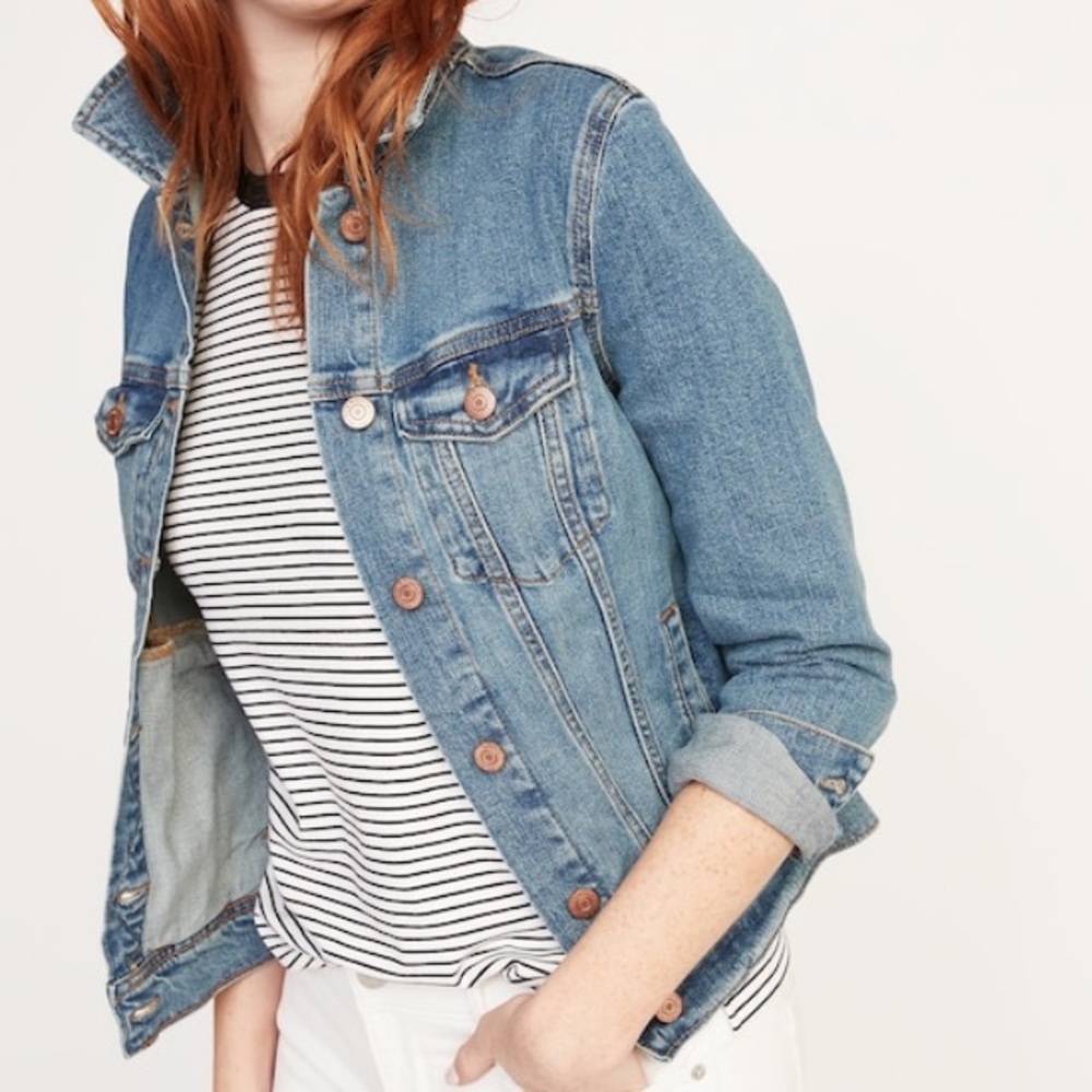 Old Navy Denim Jacket Size Large
